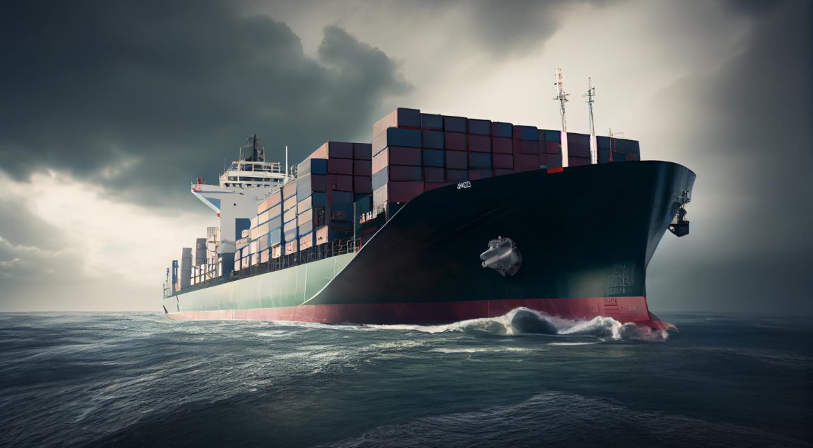 "Break mass delivery: A freight transport being stacked with different individual things, like cartons, barrels, and hardware, featuring the adaptability and adaptability of break mass freight dealing with in oceanic vehicle."